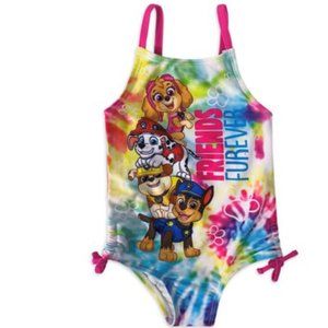 Swimsuit toddler girls new size 2T Paw Patrol 85% polyester spandex